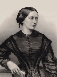 Portræt af Clara Schumann 1819-1896, 1860.