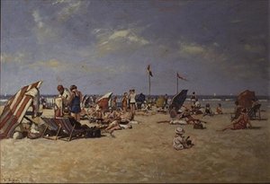 Solbadning af Franz Helfferich