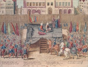 Henrettelse af Philippe II de Montmorency (1518-68), greve af Hornes, Bruxelles