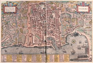 Palermo, Italien (gravering