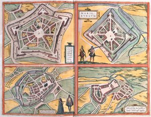 Philippeville, Mariembourg, Chimay og Walcourt, Belgien (gravering af Franz Hogenberg
