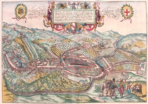 Serravalle, Vittorio Veneto (Treviso), Italien (gravering af Franz Hogenberg