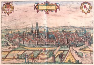 Soest, Tyskland (gravering af Franz Hogenberg
