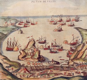 Den osmanniske korsar Khayr al-Din Barbarossa mod Charles V