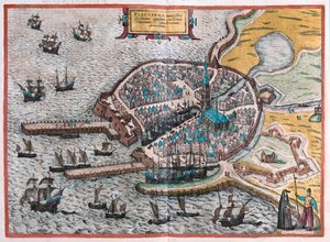 Vlissingen, Holland (gravering af Franz Hogenberg