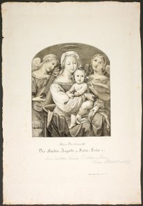 Madonna med Jesusbarnet af Franz Johann Heinrich Nadorp