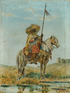 Mexicanere til hest af Franz Josef Georg Illem