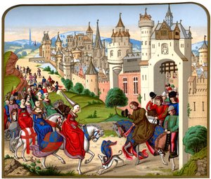 Dronning Isabeau af Bayerns indtog i Paris, c1500, 1870.