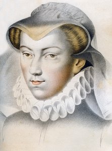 Louise de Lorraine-Vaudémont 1553-1601, 1500-tallet 1849. af Franz Kellerhoven