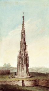 Mindesøjlen nær Wiener Neustadt af Franz Kletzinsky