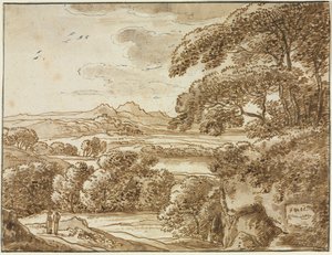 Landskab, c 1780.