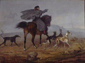 Ridetur på jagt af Franz Krüger