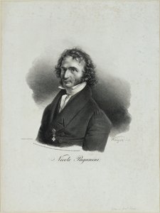 Niccolò Paganini af Franz Krüger