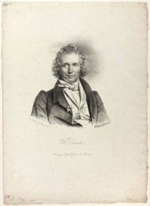 Portræt af billedhuggeren Rauch af Franz Krüger