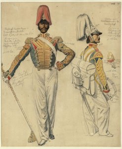 Tamburmajor Vasilij Kosarev, regimentstrommeslager Kuzma Krasilnikov af Franz Krüger