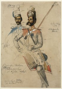 Uralisk gardekosak af Franz Krüger