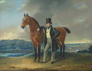 Wilhelm Christian Benecke von Groditzberg, 1828 (pastel på papir lagt ned på lærred)