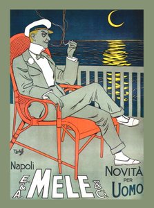 Lounging in Mele Fashion & Under a Crescent Moon, begyndelsen af 1900-tallet (plakat)
