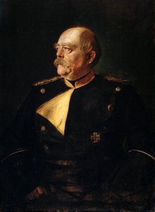 Portræt af kansler Otto von Bismarck i uniform