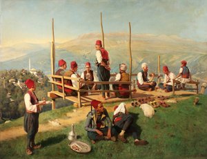 Tyrkisk kaffehus i Sarajevo