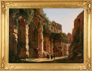 Inde i Colosseum, ca. 1823.