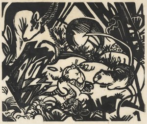 Animal Legend af Franz Marc