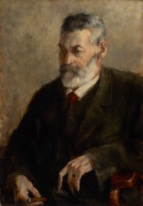 Portræt af kunstnerens far af Franz Marc