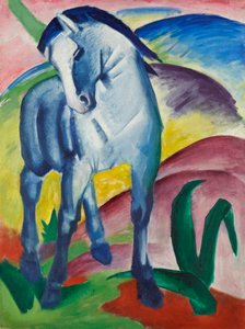 Blå hest I af Franz Marc