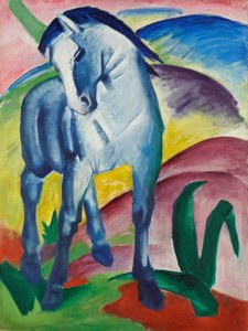 Blå hest I af Franz Marc