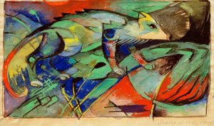 kamæleon af Franz Marc