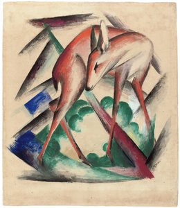 Hjort, 1912 af Franz Marc