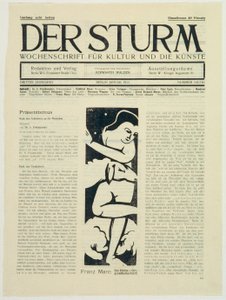 Hyrdinden af Franz Marc