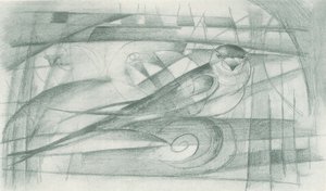 En svale af Franz Marc