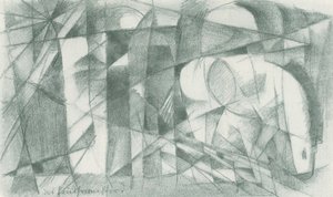 Franz Marc - Skitsebog fra marken - Blad 14 af Franz Marc