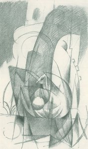 Franz Marc - Skitsebog fra marken - Blad 15 af Franz Marc