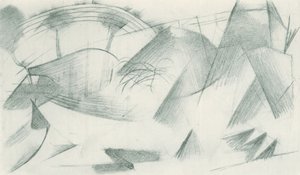 Franz Marc - Skitsebog fra marken - Blad 33 af Franz Marc