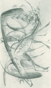 Franz Marc - Skitsebog fra marken - Blad 36 af Franz Marc