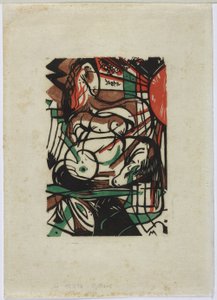Hestenes fødsel af Franz Marc