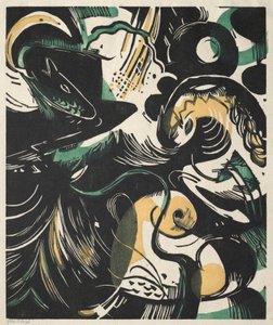 Første Mosebog II af Franz Marc