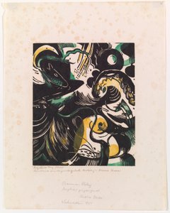 Genesis II af Franz Marc