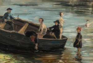 Børn i båden. 1903 af Franz Marc
