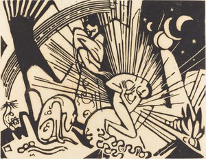 Forsoning (Versoehnung) af Franz Marc