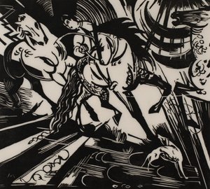 Rideskole af Franz Marc