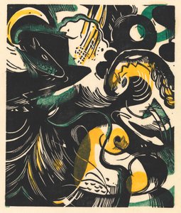 Skabelsehistorie II af Franz Marc