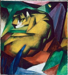 Tigeren, 1912 af Franz Marc