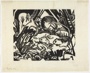 Tier Legend af Franz Marc