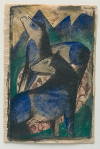 To blå heste. af Franz Marc