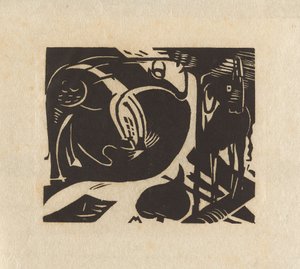 To mytiske dyr af Franz Marc