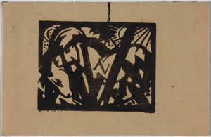 Vild hest af Franz Marc