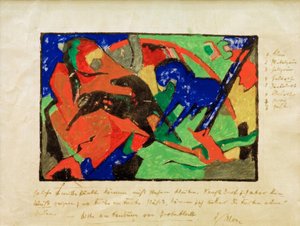 To heste af Franz Marc